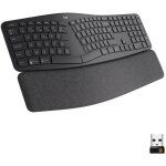 Clavier ergonomique - sans fil - logitech - ergo k860 - azerty - noir