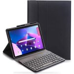 Clavier tui pour lenovo tab m10 plus 3rd gen 2022 azerty slim pu housse dtachable wireless clavier ...