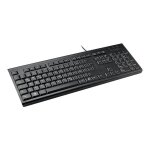 Clavier filaire allemand - kensington - qwertz - noir - multi fonctionnel - jeu - affaires - gaming - ...