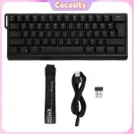 Clavier gamer m�canique sans fil 61 touches - triple mode (bluetooth / 2. 4g / usb - c) avec r�tro�clairage ...