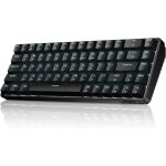 Clavier gamer mecanique sans fil dk6865% clavier gaming r�tro�clairage rgb avec bluetooth / 2. 4g / type ...