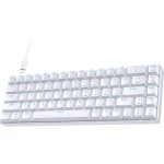 Clavier gamer m�canique t68se 60% mini compact usb c�bl� clavier gaming us qwerty layout red switches ...