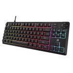 Clavier gamer - membrane - corsair - k55 core tkl - qwerty - rgb