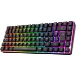 Clavier gamer sans fil & bluetooth rgb clavier tkl azerty compact 65% touches semi - m�canique r�tro�clair� ...