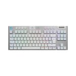 Clavier gamer - sans fil - logitech g - g915 tkl x - switch tactile - azerty - blanc