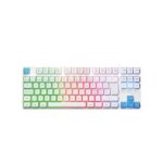 Clavier gaming alpha omega players gama tkl blanc rainbow