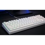 Clavier de gaming mécanique - cherry xtrfy k4v2 rgb tkl - format tkl - Éclairage rgb - blanc Clavier de gaming mécanique - cherry xtrfy k4v2 rgb tkl - format tkl - Éclairage rgb - blanc