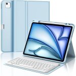 Clavier ipad air 13 pouces (m2 2024 / m3 2025) azerty fran�ais keyboard coque �tui clavier d�tachable ...