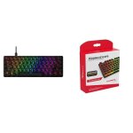 Clavier pour jeu - hyperx - alloy origins 60 - qwerty anglais eeuu - usb - c - rouge Clavier pour jeu - hyperx - alloy origins 60 - qwerty anglais eeuu - usb - c - rouge