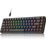 Clavier de jeu m�canique compact - trahoo - 68 touches - interrupteurs magn�tiques - �clairage rvb - ...