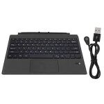 Clavier mince dabsorption magntique sans fil bluetooth pour tablette microsoft surface pro 3 / 4 / 5 ...