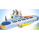 Clavier musical �lectronique - claudio reig - bluey - 32 touches - microphone int�gr� - pour enfants
