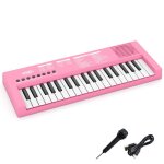 Clavier musical electronique portable enfants 3 ans + 37 touches costway - 8 rythmes8 tonalit�s22 d�mo ...