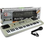 Clavier orgue piano - usb - 61 touches - microphone inclus - cls claires - accessoires fournis