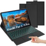 Clavier avec pav tactile pour xiaomi pad 5 - 5 pro clavier rtroclair bluetooth disposition azerty ...