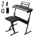 Clavier piano 61 touches ? fianao ? touches lumineuses ? 300 sons 300 rythmes ? haut - parleurs st�r�o ...