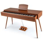 Clavier piano num�rique 88 touches marteau gradu�e avec tiroir costway - source audio dream - - triple ...