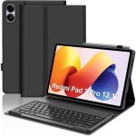 Clavier pour redmi pad 2 pro 12. 1 2025 azerty fran�ais clavier bluetooth magn�tique d�tachable pour ...