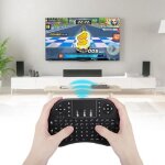 Clavier sans fil 2. 4g mini clavier gaming sans fil avec pav tactile portable gamepad clavier de jeu ...