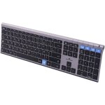 Clavier sans fil - touches ciseaux - bluestork - azerty - m�tal - silencieux