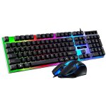 Pack clavier souris filaire - inn - professionnel gamer - lumire led - solide - lger