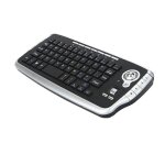 Clavier souris sans fil 2. 4g mini trackball int�gr� 59 touches 15 touches multim�dia 1200 dpi compatible ...