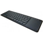 Clavier avec touchpad sans fil noir Clavier avec touchpad sans fil noir