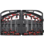 Tournevis - cles 6 pans et torx avec poignee en t - jeu de 16 tournevis en t