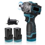 Cle a choc 500n. m sans fil brushless 16. 8v avec 2 batteries 1500mah et mallette ? 3 vitesses avant ...