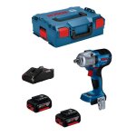 Cl  chocs bosch gds 18v - 450 hc (2 x 50 ah + gal18v - 40 + l - boxx 136)