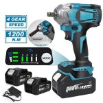 Cl� � chocs �lectrique cl� � chocs sans balais de 1200 nm de couple tournevis �lectrique sans fil 1 / ...