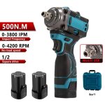 Cl� � chocs �lectrique sans fil sans balais 500 n. m outil de vissage portatif pour la d�coration industrielle ...