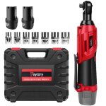 Cl� � chocs sans balai de 3 / 8 pouce cl� dynamom�trique �lectrique avec fonction cliquet batterie rechargeabl ...