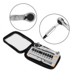 Cl  cliquet 12 en 1 mini - cl  douille  cliquet rapide portable 1 / 4 et embouts de tournevis set ...