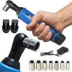 Clé à cliquet electrique 12v 3 - 8inch + 2 batterie angle 90 40 nm 1500mah 7 douille prise eu Clé à cliquet electrique 12v 3 - 8inch + 2 batterie angle 90 40 nm 1500mah 7 douille prise eu