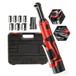 Cl� � cliquet sans fil 3 / 8 cl� � cliquet � choc �lectrique 18v 3000 rpm 55nm puissance outils de r�paration ...