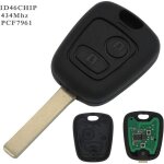 Cl� compl�te avec �lectronique � programmer plip peugeot 107 207 307 407 106 206 306 406 citroen c1 c2 ...