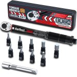 Cl� dynamom�trique 1 / 4 3 - 33 nm - noir - acier alli� - signal de clic clair - ensemble 11 pi�ces inclus ...