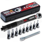 Cl dynamomtrique 1 / 4 5 - 55 nm - noir - 11 pices