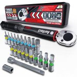 Cl dynamomtrique pour vlo autos camion motos - noir - 23 pices