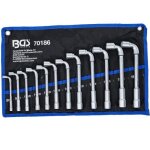 Clés à pipe hexagonales - bgs technic - kit de 12 clés de 8 à 19 mm - acier chrome - vanadium Clés à pipe hexagonales - bgs technic - kit de 12 clés de 8 à 19 mm - acier chrome - vanadium
