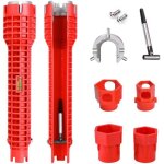 Cl� � robinet 14 en 1 multifonctionnelle cuisine - bain outil plomberie antid�rapant cl� �vier - mitigeur ...