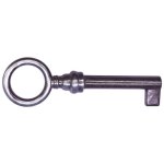 Cl� de serrure - vieux fer - d�coration rustique - cl� fonctionnelle - meuble ancien - zamak