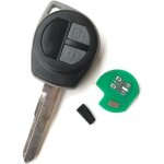 Cl� t�l�commande vierge pour suzuki swift alto splash sx4 pcf7953 2 boutons