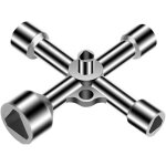 Cl� triangulaire � quatre voies cl� triangulaire multifonctionnelle adapt�e aux armoires �lectriques ...