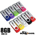 Clé usb 2. 0 bw - lot de 10 - 8go - couleur mixte Clé usb 2. 0 bw - lot de 10 - 8go - couleur mixte