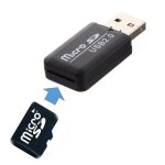 Cl� usb 2. 0 lecteur adaptateur micro carte sd - noir bes9089
