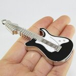 Clé usb 2. 0 métal guitare acoustique 64 go noir Clé usb 2. 0 métal guitare acoustique 64 go noir