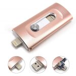 Cl usb 3. 0 mmoire stockage externe otg cellulaire android et cl usb (128 go rose) - tipmant