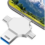 Cl� usb 4 en 1 128 go grande capacit� usb 3. 0 extension de m�moire otg pour smartphone / ordinateur ...